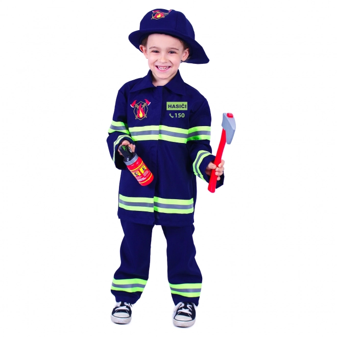Kinderkostuum brandweerman - Tsjechische opdruk (S)