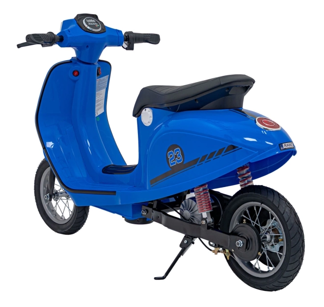 Elektrische Kinder Scooter Retro 23 blauw