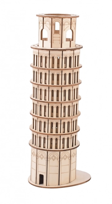 Houten 3D-puzzel Scheve Toren van Pisa