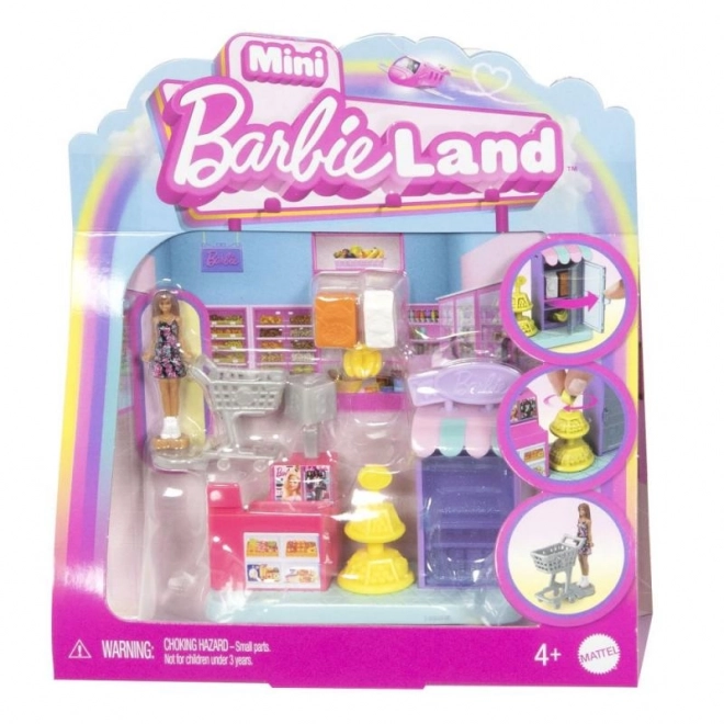 Barbie Mini Barbieland Supermarkt Set