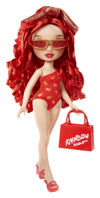 Rainbow High stijlvolle drijvende pop Ruby Red