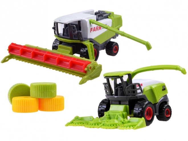 Tractor combinatie landbouwmachines maaidorsers ZA4366