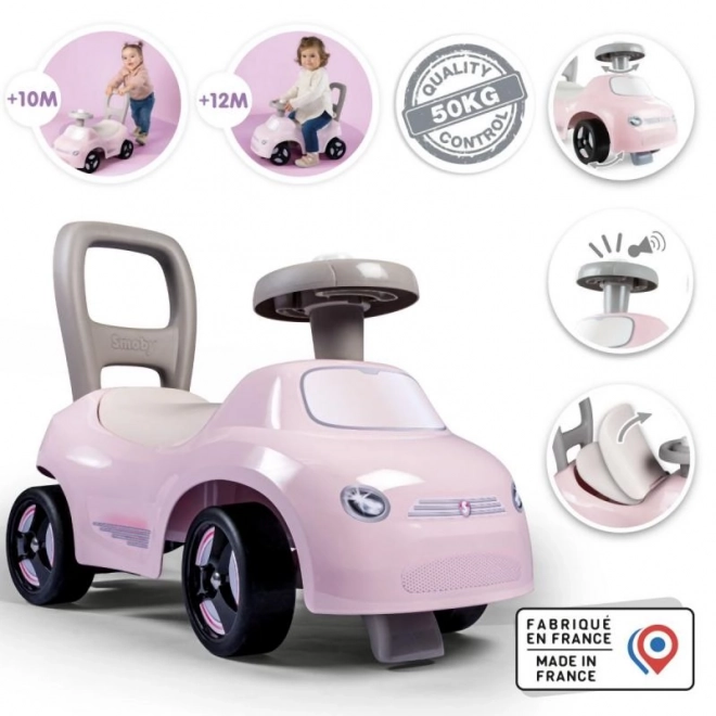 Smoby Loopauto Roze