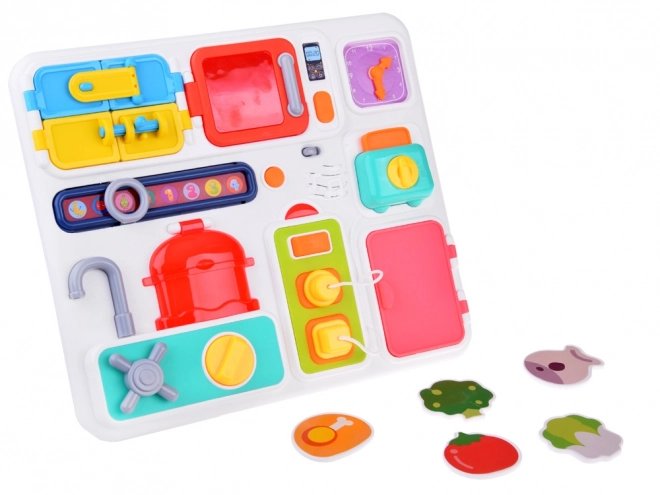 Interactief Montessori keukenspeelgoed