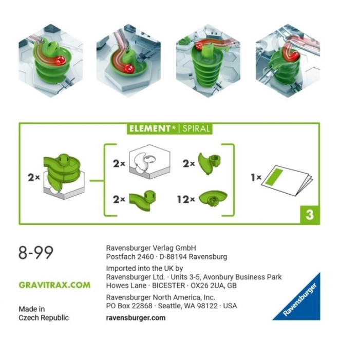 Gravitrax spiraal accessoire