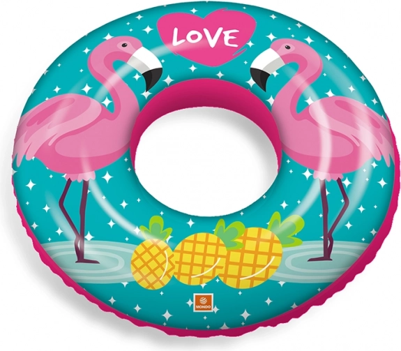 Opblaasbare zwemband met flamingo’s en jungle - 50 cm