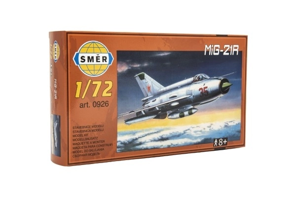 Realistisch model van vliegtuig MiG-21R in schaal 1:72