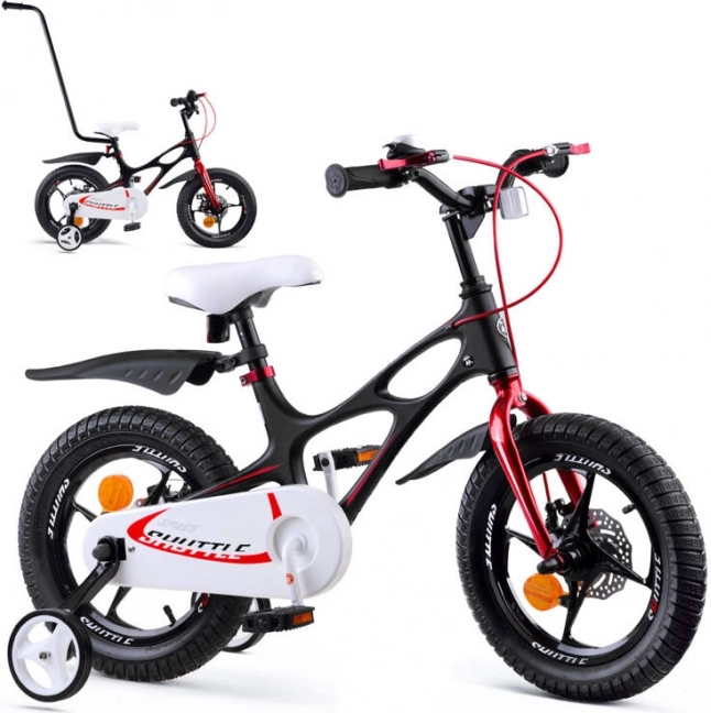 Kinderfiets 14" RoyalBaby Space Shuttle – Duwstang