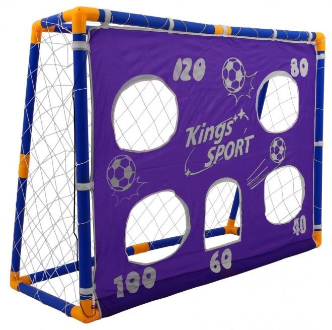 Kinder voetbaldoel met trainingszeil en accessoires