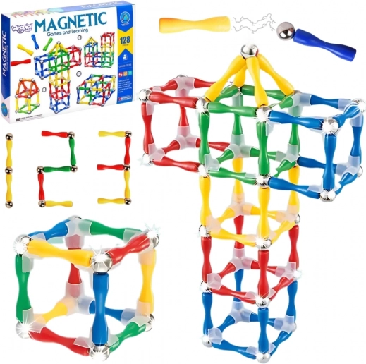 Magnetische bouwset 3D 128 stuks XXL Woopie