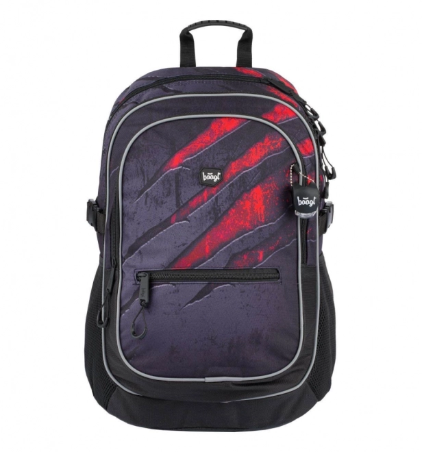 BAAGL SET 3 Core Lava: rugzak, etui, zakje