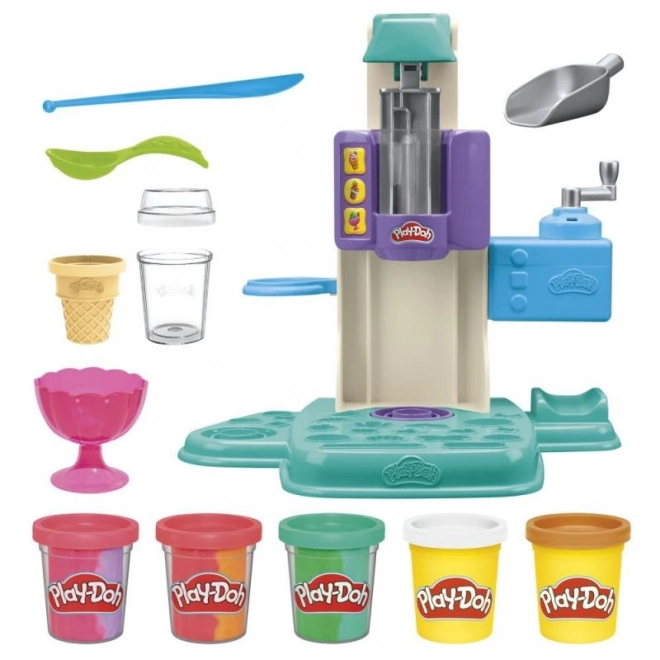 Play-doh gebogen ijssalon