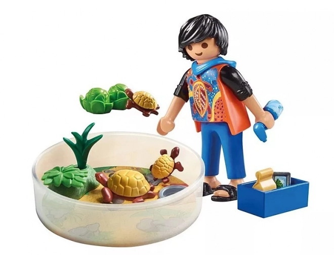 Playmobil terrarium met schildpadden