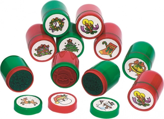 GOKI Zelfkleurende stempels met kerstmotief 1 st (mix)