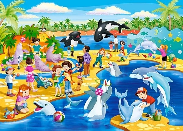 Puzzel Delfinarium 60 delen