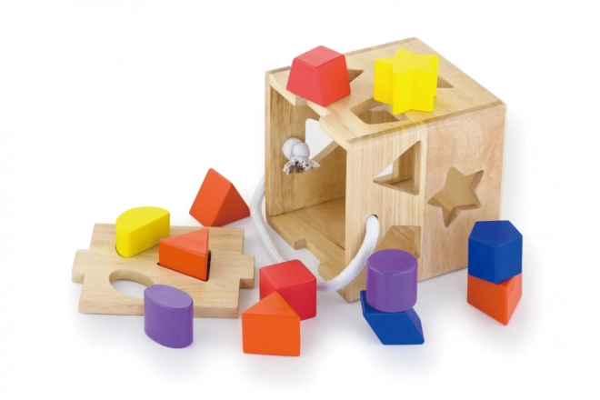 Houten invoegkubus