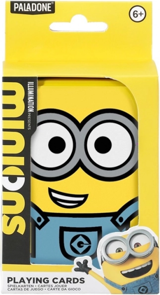 Minions speelkaarten in een blikje