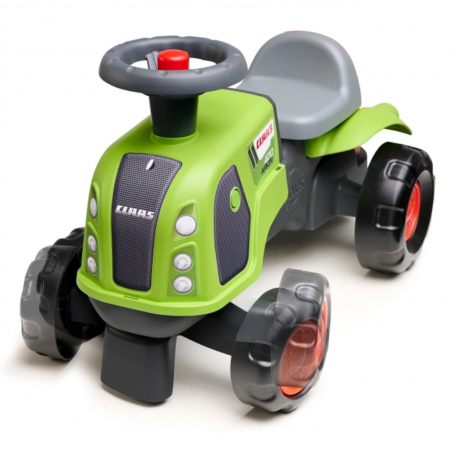 Falk kindertractor Claas 470 Arion groen met aanhanger en zandset