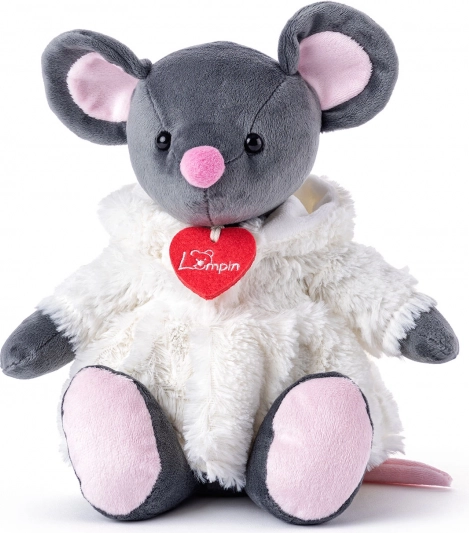 Pluchen muis Azumi grijs