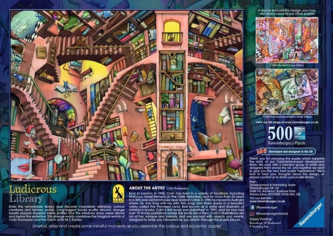 Puzzel Absurd Bibliotheek 500 stukjes