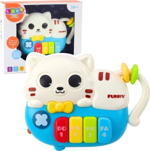 Mini piano kat met licht- en geluidseffecten