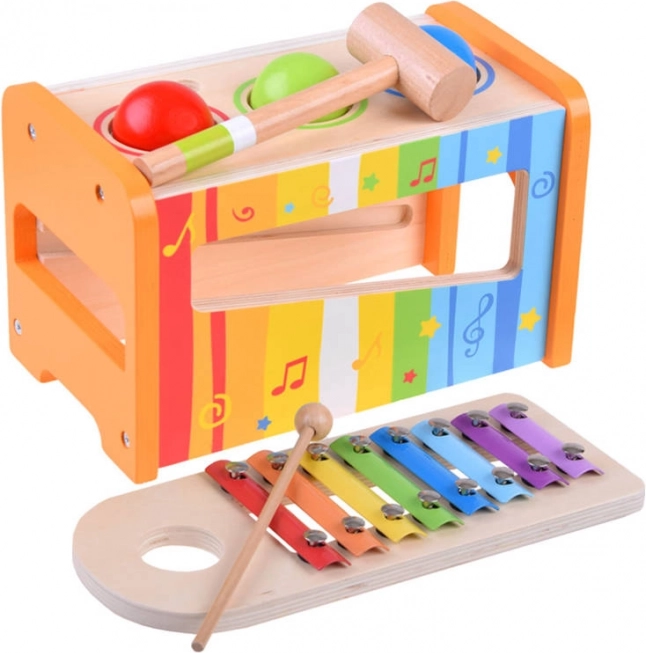 Houten xylofoonspeelgoed voor kinderen