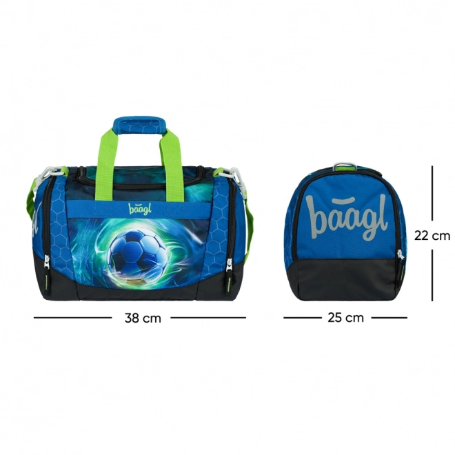 BAAGL Kinder sporttas Voetbal Bal