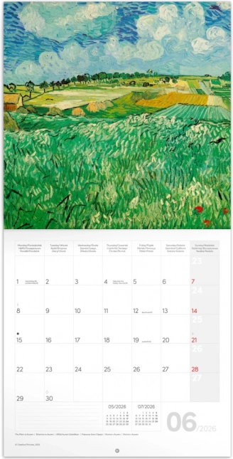 Notitie Kalendarium Vincent van Gogh 2026