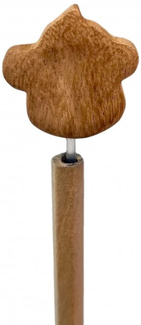 Houten Potlood met Apenhoofd