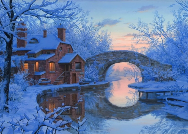 art puzzle Besneeuwde droom – puzzel 1000 stukjes