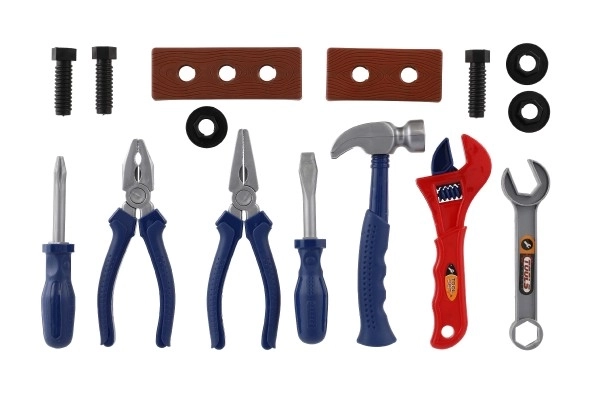 Set van plastic gereedschap voor kinderen