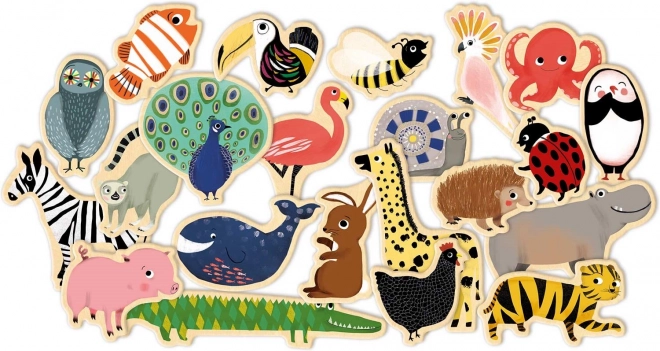 DJECO Magnetische dieren uit de ZOO