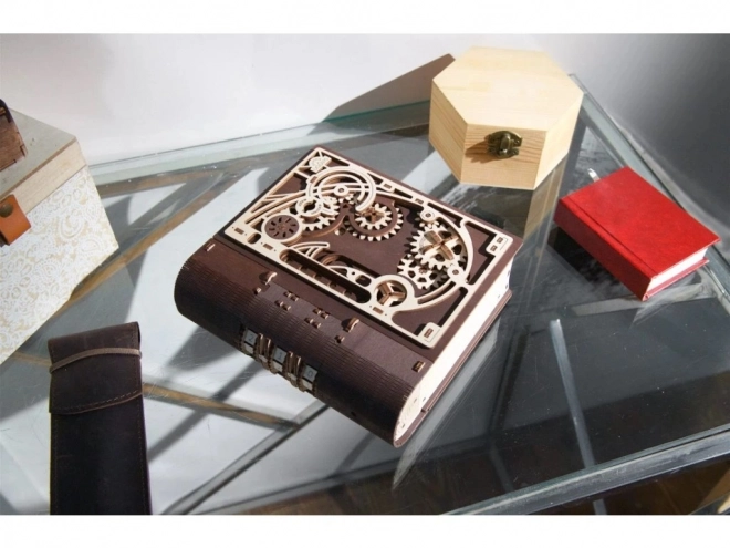 Ugears 3D houten mechanische puzzel Boek van Geheimen