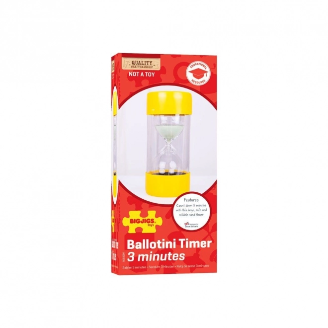 Bigjigs Toys Grote zandloper 3 minuten