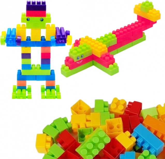 Bouwset Educatief Set Kleurrijk 60 stuks