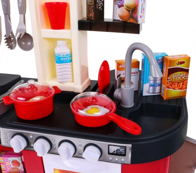 Licht en geluid zoals in een echte keuken