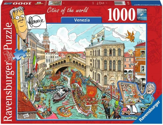 RAVENSBURGER Puzzel Steden van de Wereld: Venetië 1000 stukjes