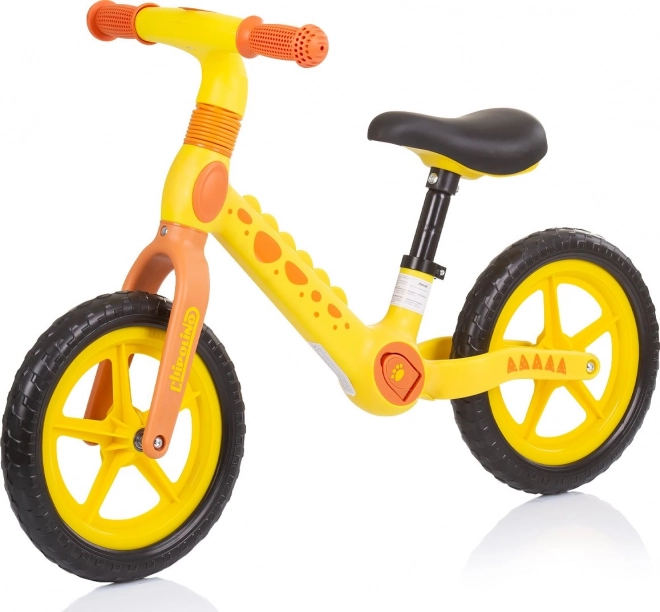 Loopfiets Dino van Chipolino – geel‑oranje