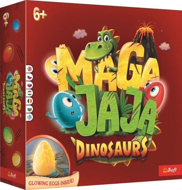 Magajaja Dinosauriër bordspel in doos 26x26x8cm