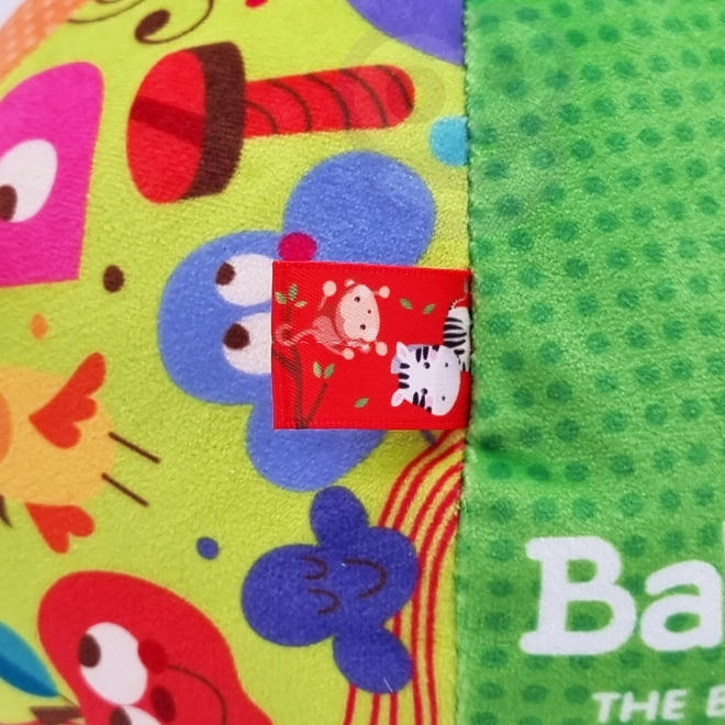 Zachte bal voor baby's met labels en geluiden
