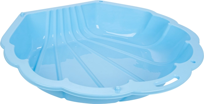 Woopie zandbak en zwembad schelp 3-in-1, blauw