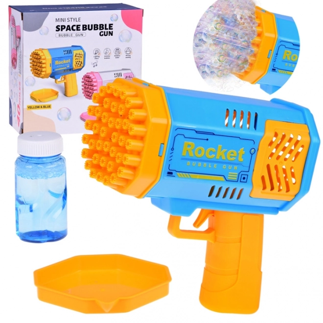 Zeepbellenpistool set licht + vloeistof voor kinderen ZA4976