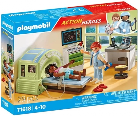 Set figuren Action Heroes Patiënt bij MRI-scan