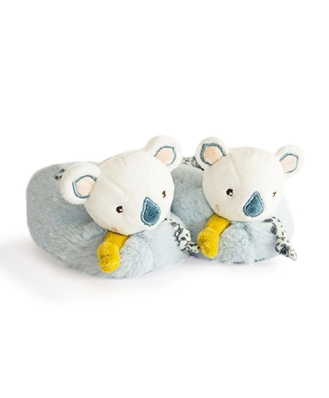Doudou cadeauset - Eerste schoentjesset met rammelaars
