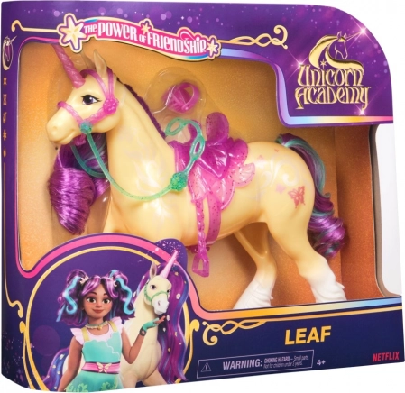Unicorn Academy borstelbare eenhoorn Leaf 24 cm