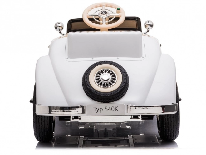 Retro auto op accu Mercedes-Benz 540K – Wit