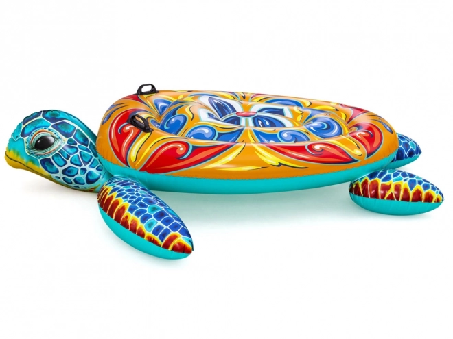 Bestway opblaasbare matras met handgrepen schildpad Majolika