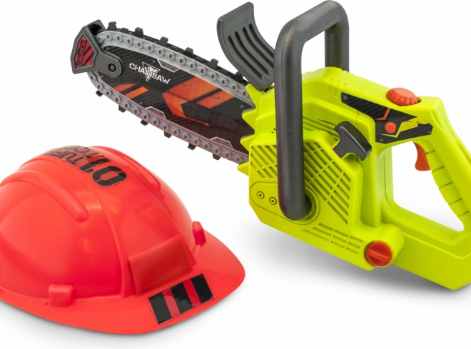 Tuff Tools kinderkettingzaag met helm, 36 cm