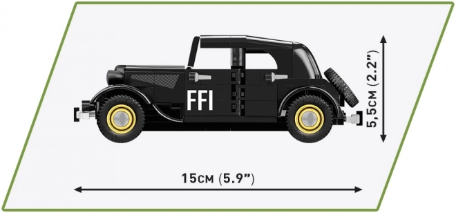 COBI 2266 1938 Citroën Traction 11CV, 1:35, 236 st, 1 figuur