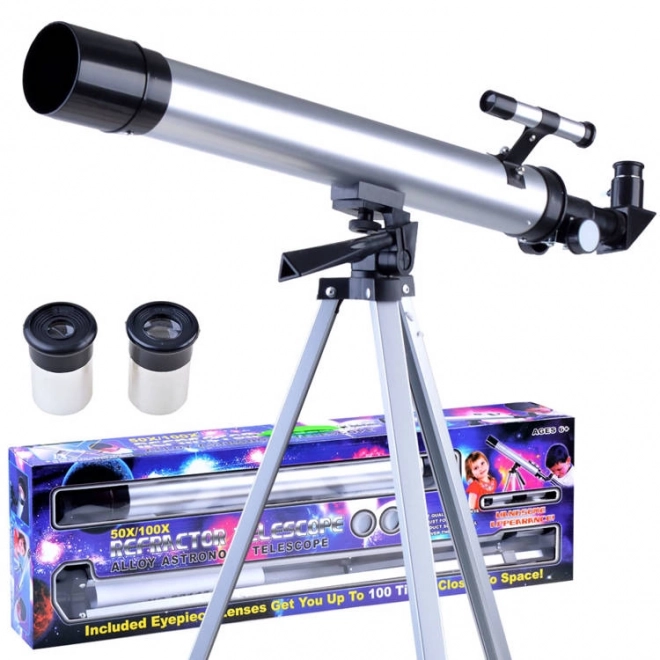 Kindertelescoop op statief met zoomoptiek